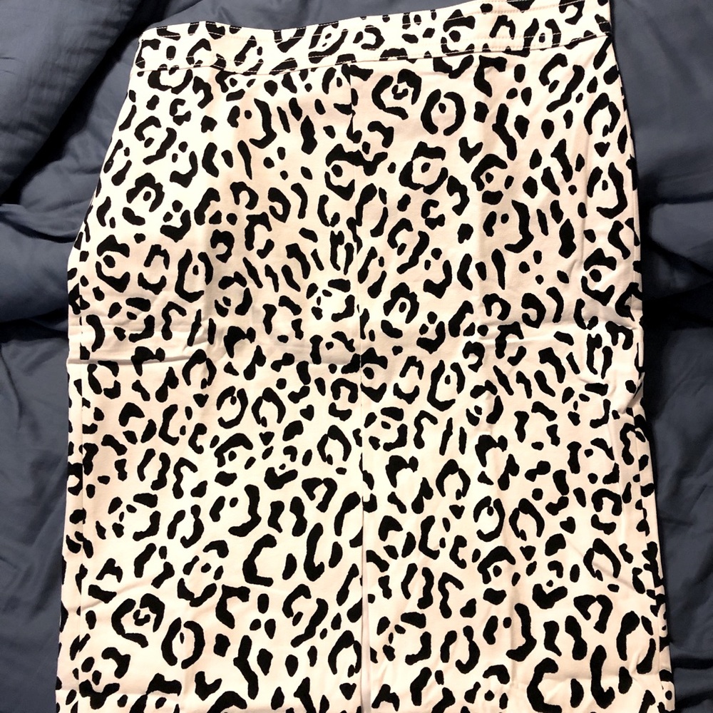 Ann Taylor Leopard Pencil Skirt
